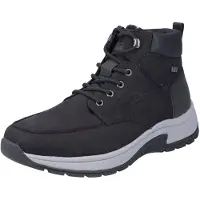 Rieker Bottes d'hiver pour hommes, couleur noire, modèle décontracté