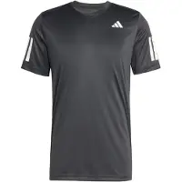 Adidas Club 3 Stripes Short Sleeve T-shirt Noir XS Homme