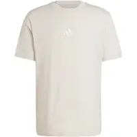 Adidas T-Shirt fonctionnel 'Essentials' taupe / blanc