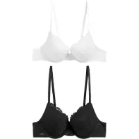 Next Soutien-gorge noir / blanc
