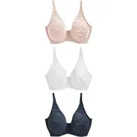 Next Soutien-gorge bleu marine / rose pastel / blanc