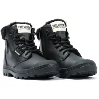 Palladium Bottines à lacets 'Pampa' noir