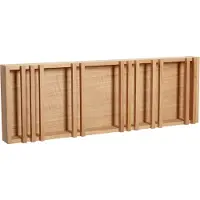Hubsch Support mural en bois - naturel