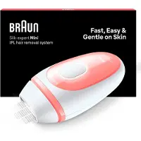 Braun Epilateur à lumière pulsée & laser rose/blanc - - PL1000 -