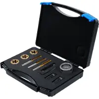 Bgs Jeu de tarauds / filières pour écrous de roue et boulons 12 pces - 71039