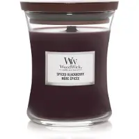 Woodwick Spiced Blackberry bougie parfumée avec mèche en bois 275 g