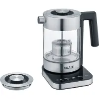 Graef Bouilloire WK 350 EU 1l 2200Watt avec passoire à thé verre