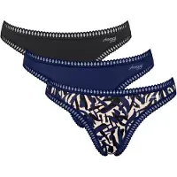 Sloggi String 'Go Crush' sable / bleu nuit / noir