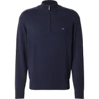 Fynch&Hatton Supersoft Half Zip Sweater Bleu 3XL Homme