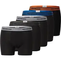 MADS NORGAARD COPENHAGEN Boxers bleu foncé / gris foncé / noir / blanc cassé