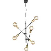 TRIO Lampe à suspendre Cross à 6 flammes