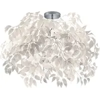 TRIO Plafonnier LEAVY blanc Ø 70cm