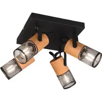 TRIO Projecteur en saillie à 4 lumières Tosh