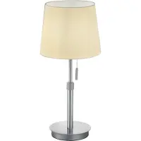 TRIO Lampe à poser LYON argent 509100107