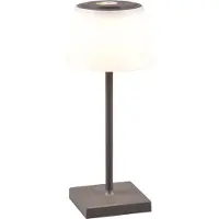 TRIO Lampe de table rechargeable Sanchez anthracite