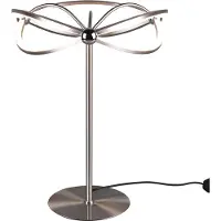 TRIO Lampe à poser CHARIVARI argent 521210107