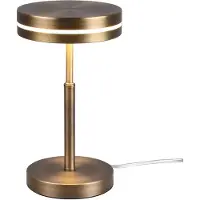 TRIO Lampe de table LED Franklin Vieux laiton