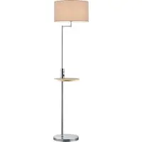 TRIO Lampe de lecture Claas Table gris métallisé