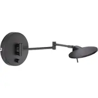 TRIO Applique LED KAZAN noire orientable à intensité variable - 55cm