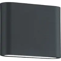TRIO Lampe d'extérieur Applique Batt LED 11,5 cm noir Moderne 2 flammes IP54 Éclairage extérieur Luminaire / Lampe