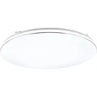 TRIO Plafonnier LED rond BLANCA blanc 46 W, blanc neutre 5600 lm, plastique, dimensions : 5 x 53 x 53 cm, IP20, RL
