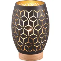 RL LIVE YOUR LIGHT Lampe de table en or noir Bidar