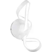 RL Applique murale LED PERUGIA blanche 18 W, blanc neutre, 2400 lm, acrylique, dimensions : 40 x 22 x 17,5 cm, IP20,