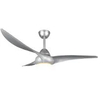TRIO Ventilateur de plafond avec lampe Alesund titane