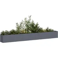 vidaXL Jardinière anthracite 360x40x40 cm acier laminé à froid