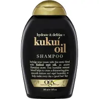 OGX Shampoing – Hydratant et lissant à l'huile de kukui, 385 ml