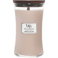 Woodwick Large Hourglass Jar Scented Candle - Vanilla & Sea Salt, 609g