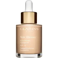 Clarins Skin Illusion Natural Hydrating Foundation fond de teint hydratant éclat SPF 15 teinte 113C Chestnut 30 ml