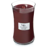 Woodwick Grande bougie jarre parfumée , Black Cherry