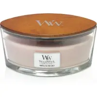 Woodwick Vanilla & Sea Salt bougie parfumée avec mèche en bois (hearthwick) 453.6 g