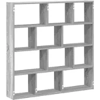 vidaXL Étagère cube murale 12 compartiments sonoma gris