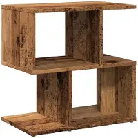 vidaXL Table de chevet vieux bois 50x30x51,5 cm bois d'ingénierie