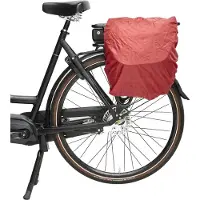 Beck SPRTV Bleu - Sacoche de porte-bagages imperméable et indéchirable - Sacoche double pour vélo électrique et vélo avec arceaux pour un maintien sûr