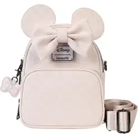Loungefly Disney Bolso Ear Evergreen Minnie Sac à dos Blanc Blanc One Size