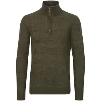 INDICODE JEANS Pull-over 'Valero' chocolat / olive