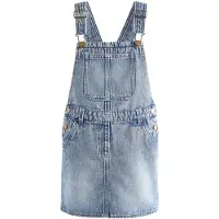 Next Robe bleu chiné