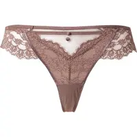 Hunkemoller String 'Daisy' marron