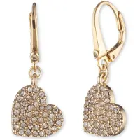 DKNY Boucles d'oreilles 'HEART' or / transparent