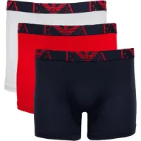 Emporio Armani Boxers bleu marine / bleu ciel / rouge rouille / blanc