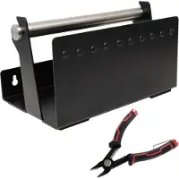 Quadrios Kit dérouleur de câble noir 20 x 12 cm avec pince coupante 23CA259 2 pièces