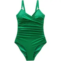 Next Maillot de bain modelant vert