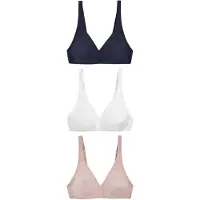 Next Soutien-gorge marine / poudre / blanc