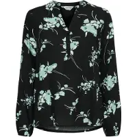 Oxmo Chemisier 'Elvy' crème / vert pastel / noir