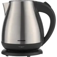 Heinner Bouilloire HEK-17IX, 1850-2200 W, 1,7 L, élément chauffant en acier inoxydable, arrêt automatique, Acier inoxydable