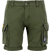 Alpha industries Pantalon cargo bleu foncé / jaune / kaki