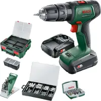 Bosch UniversalImpact 18 SystemBox 210 Pièces (Perceuse à Percussion sur Batterie)
